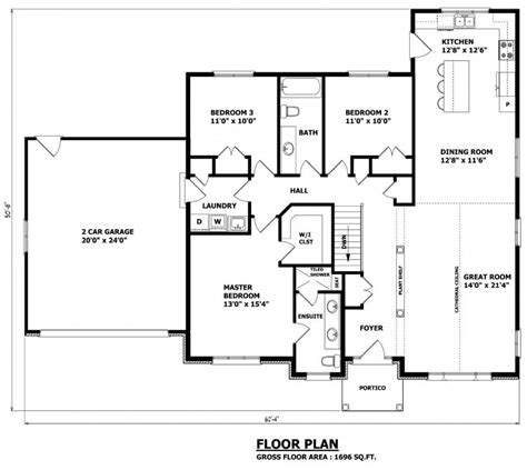 House Plans Canada Stock Custom House Plans Bungalow House Plans