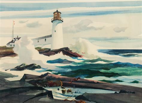 At Auction Andrew Wyeth Andrew Wyeth Lighthouse Signed Lithograph