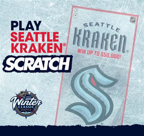 Seattle Kraken 2023 Scratch Washingtons Lottery