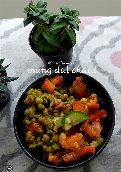 Green Moong Ki Sookhi Dal Moong Dal Chaat Blast Of Flavours