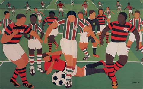 Djanira Da Motta Soccer Poster Football Art Naive Art