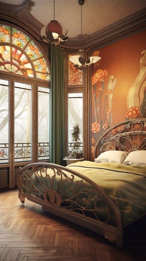 Art Nouveau In 2023 Art Nouveau Bedroom Art Nouveau Interior Art