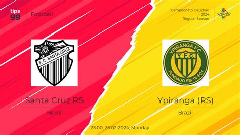 Santa Cruz Rs Vs Ypiranga Rs At Campeonato Ga Chao