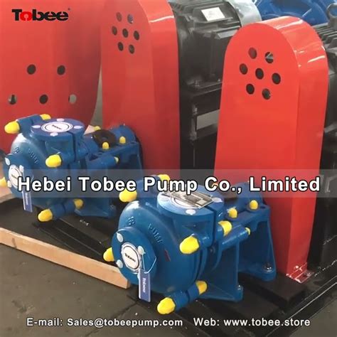 Tobee Sets X B Ah Mining And Tailing Slurry Pumps Youtube