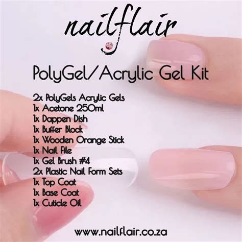 PolyGel Acrylic Gel Kit 30ml Nailflair