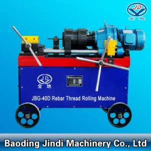 Rebar Thread Rolling Machine JBG 40D China Thread Rolling Machine