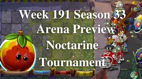 Pvz Arena Preview Power Vine Tournament Week I Season Power