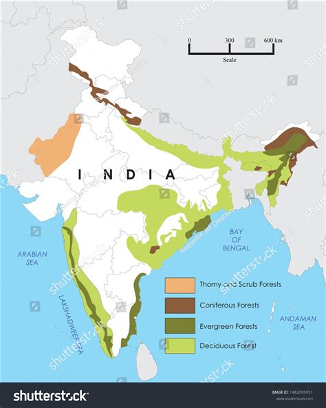 India Map Map Showing Open Dense Stock Vector (Royalty Free) 1482095951 ...