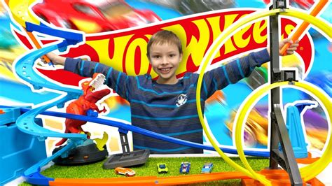 HOT WHEELS TRACK BUILDER KASKADERSKI MEGATOR ZJAZDOWY YouTube