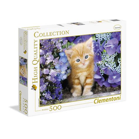 Clementoni Ginger Cat In Flowers Piece Puzzle