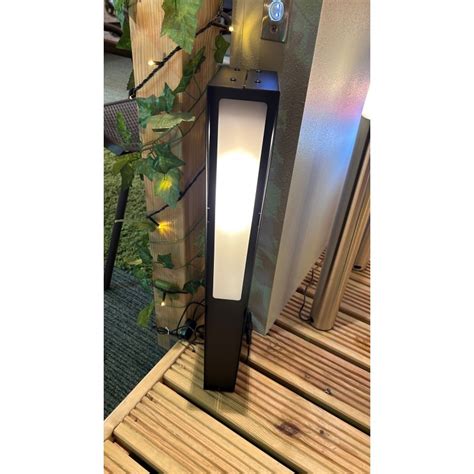 Techmar Rune 12V 2W LED Black Outdoor Post Bollard Light