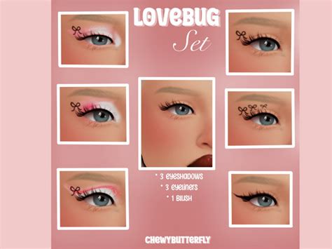 The Sims Resource CB Lovebug Set Lingerie Liner Package