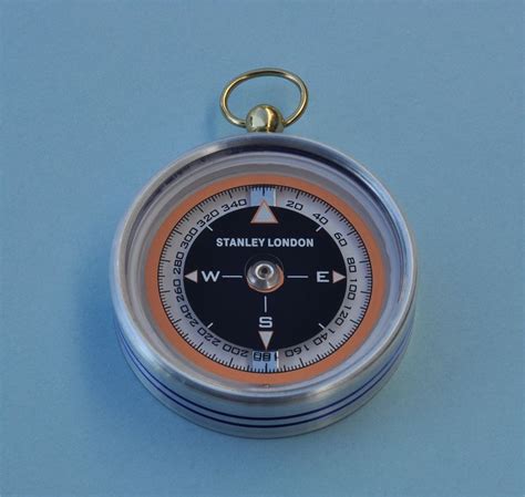 Stanley London Aluminum Aviator S Pocket Compass Can Be Custom Engraved