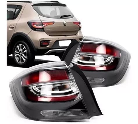 Lanterna Traseira Sandero Stepway 2020 21 22 2023 Fumê C led