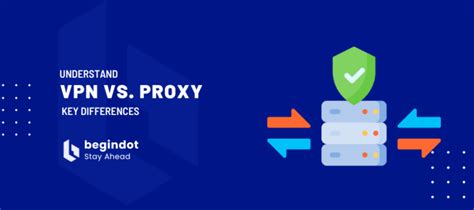 Vpn Vs Proxy The Difference Between A Proxy And A Vpn Begindot