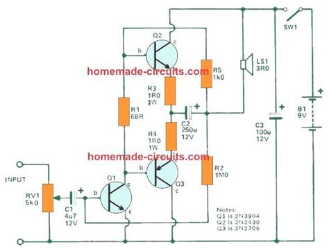 Pnp Transistor Amplifier Circuit Diagram Wiring Diagram