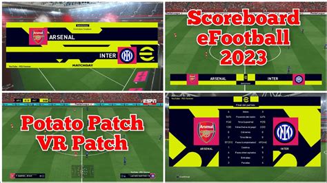 Scoreboard Efootball Final Potato Patch Vr Patch Ps Youtube