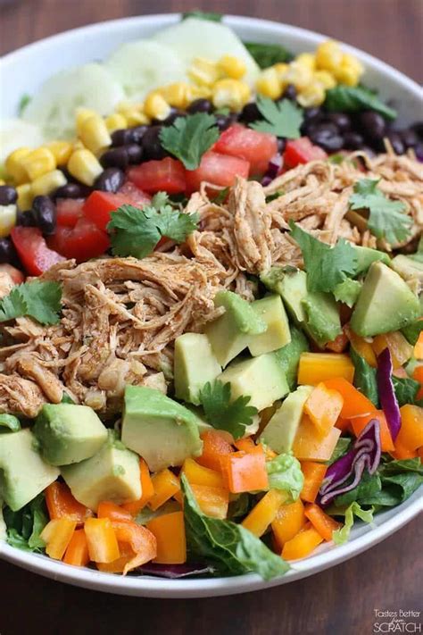 Shredded Chicken Taco Salad I Heart Nap Time