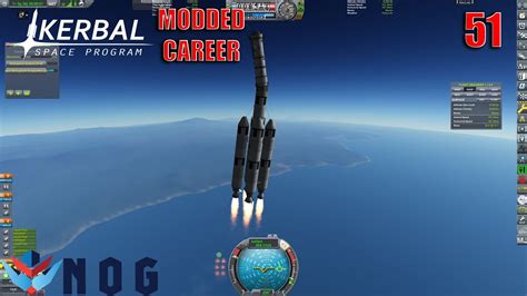 Kerbal Space Program Modded Career 51 Launching A Space Station