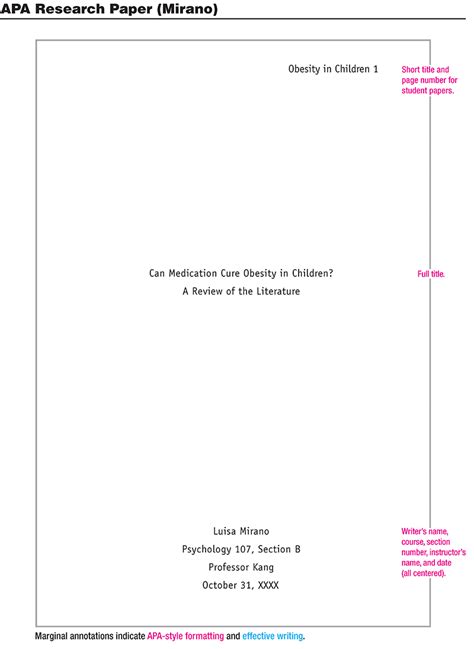 Apa Format For A Journal Review Gespa