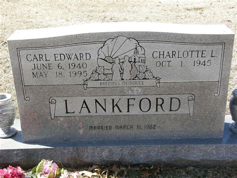 Carl Edward Lankford 1940 1995 Mémorial Find a Grave