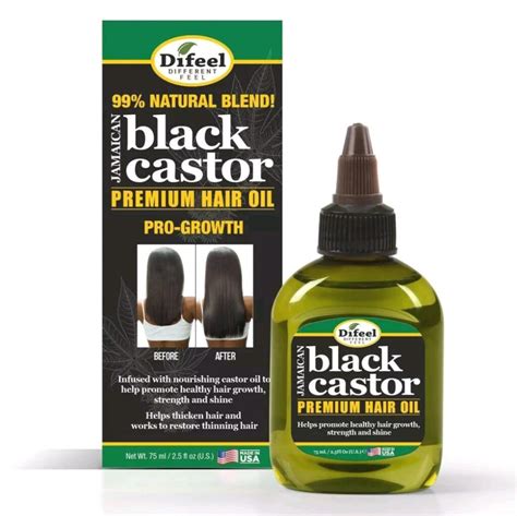 Difeel Jamaican Black Castor Huile Capillaire De Qualit Sup Rieure Pro