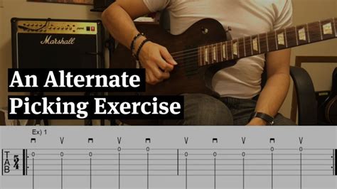 A Simple Alternate Picking Exercise Part 1 Ultimate Guitar