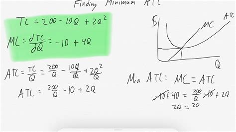 Calculating The Minimum Atc Youtube