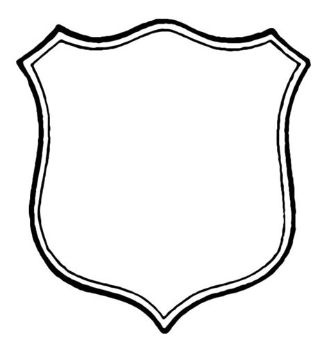 Blank Shields - ClipArt Best