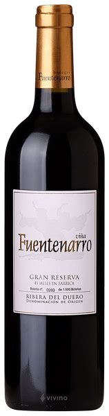 Fuentenarro Gran Reserva Messes En Barrica De Roble Frances Vivino