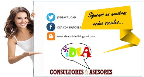 Idea Consultores Asesores S Guenos En Nuestras Redes Sociales