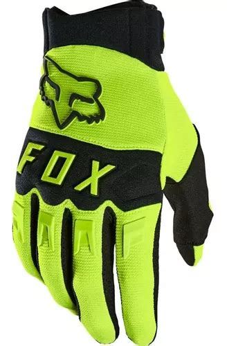 Luvas Fox Dirtpaw Model Para Homens Cor Amarelo Preto Tamanho M