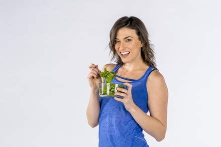 Gorgeous Long Haired Brunette Model Eating Editorial Stock Photo Stock Image Shutterstock