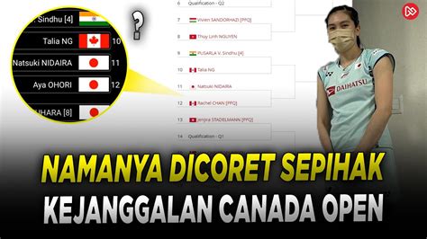 Gagal Tampil Di CANADA OPEN 2023 Tunggal Putri Jepang TERANCAM Keluar