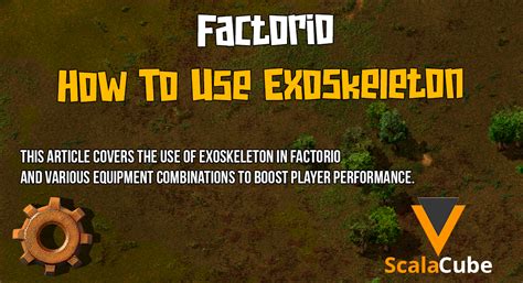 Factorio How To Use Exoskeleton Scalacube