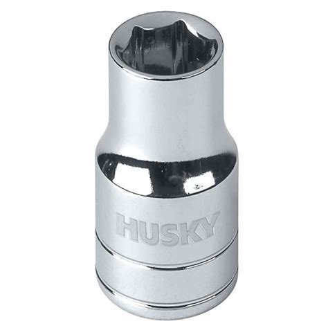 Husky 1 4 In Drive 9 32 In 6 Point Sae Standard Socket H4d6p932 The Home Depot