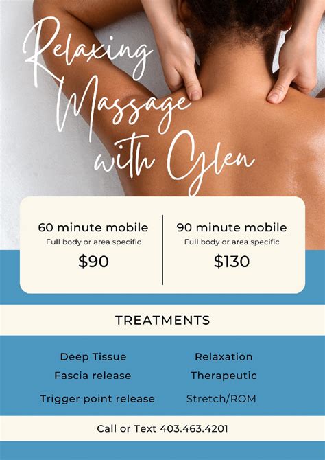 Mobile Massage In Okotoks Massage Services Calgary Kijiji