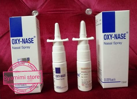 Oxy Nase Nasal Spray Release Block Nose Lazada