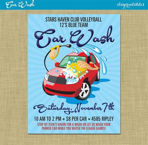 car wash fundraiser poster ideas - Katlyn Franz