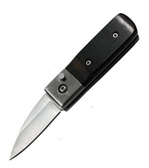mini pakka wood automatic knife black