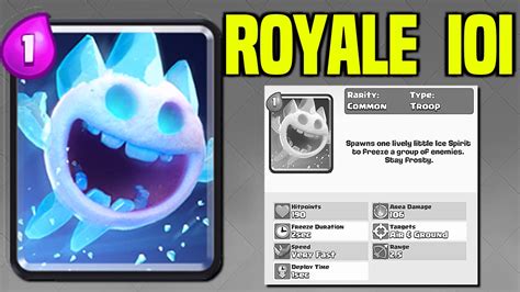 Clash Royale 101 How To Play The Ice Spirit Card Offense And