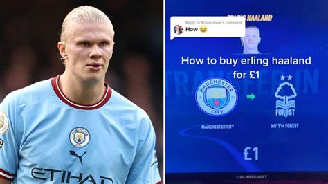 Erling Haaland: FIFA 23 player exposes trick to signing Man City star for ONLY £1 with team in ...