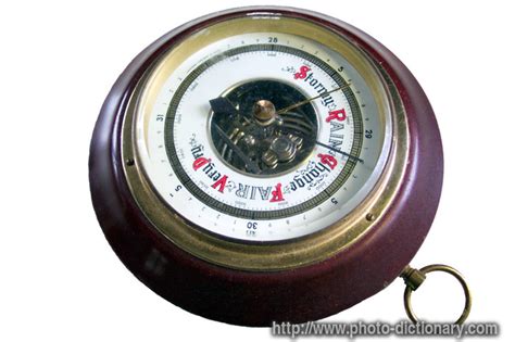 barometer - photo/picture definition at Photo Dictionary - barometer ...