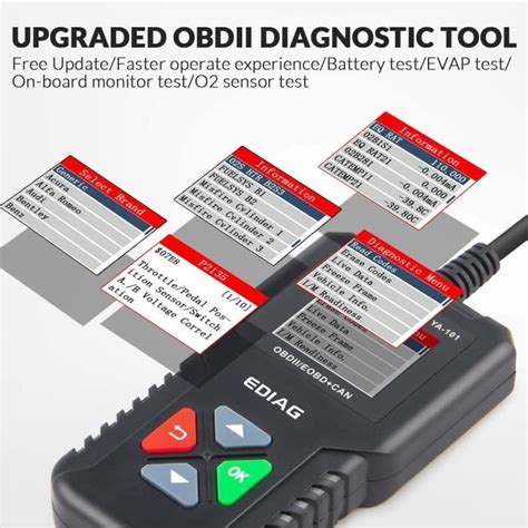 YA101 Outils Diagnostic Auto Lecteur Code Défaut Voiture Lecteur de