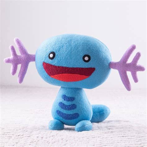 Wooper Plush Custom Plush Toy Inspired by Wooper, Handmade Wooper Soft ...