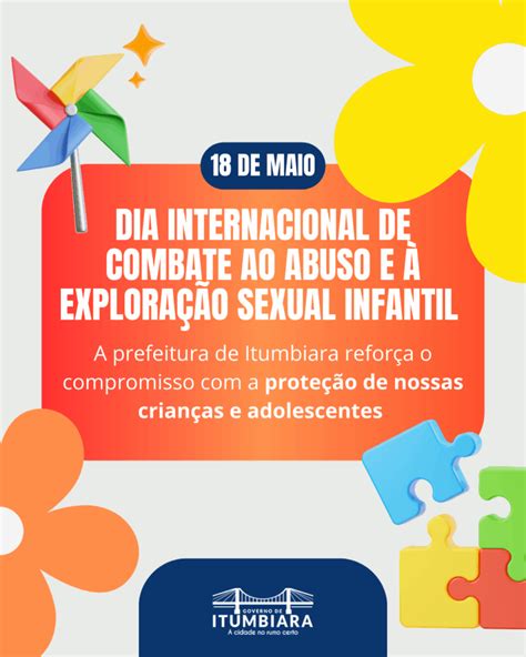 Combate Ao Abuso E Exploração De Crianças E Adolescentes - DIA DE COMBATE AO ABUSO E À EXPLORAÇÃO SEXUAL DE CRIANÇAS E ...