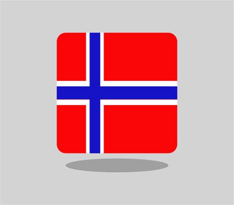 Bandeira Da Noruega Vetor Premium