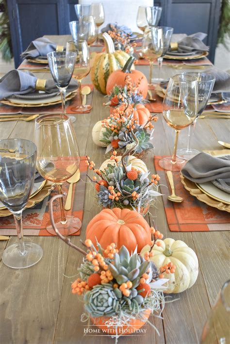 Fall Table Settings Thanksgiving Table Settings Thanksgiving