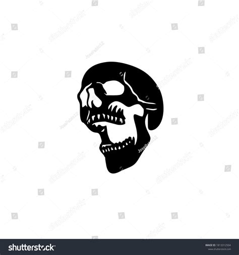 Human Skull Symbol Design Vector Illustration Stock Vector (Royalty Free) 1813312504 | Shutterstock