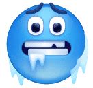 cold face emoji